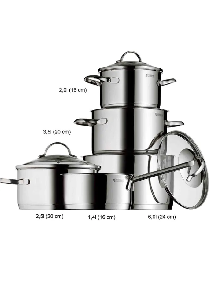 9tlg. Edelstahl-Kochgeschirr-Set "Provence Plus"