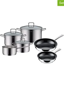 9tlg. Edelstahl-Kochgeschirr-Set "Extra Cook"