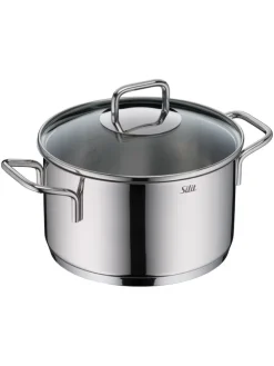 9tlg. Edelstahl-Kochgeschirr-Set