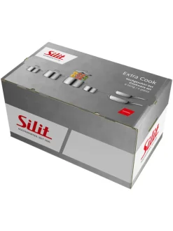 9tlg. Edelstahl-Kochgeschirr-Set