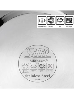 7tlg. Edelstahl-Kochgeschirr-Set 