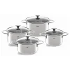 8tlg. Edelstahl-Kochgeschirrset "Copenhagen"