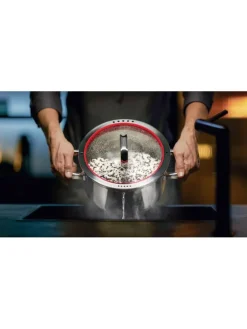 9tlg. Edelstahl-Kochgeschirr-Set 