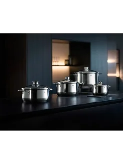 8tlg. Edelstahl-Kochtöpfe-Set ''Diadem Plus''