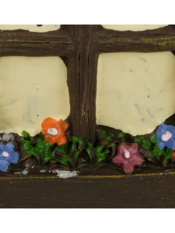 4-tlg. Feentür Set in Bunt