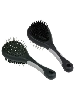 3tlg. Fellpflege-Set in Grau