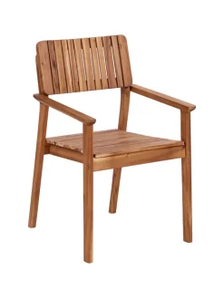 7-tlg Gartentisch Set AGELLO in Braun