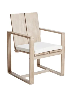 7-tlg Gartentisch Set AZZANELLO in Braun/Weiß