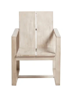 7-tlg Gartentisch Set AZZANELLO in Braun/Weiß