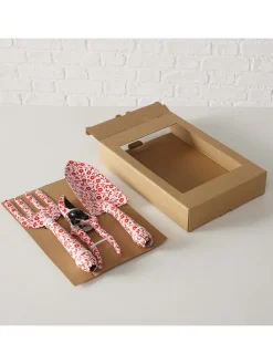 3tlg. Gartenwerkzeug in Rot - (H)28 cm