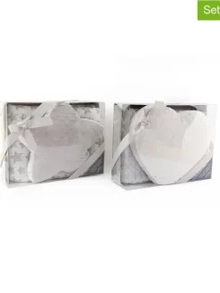 2tlg. Geschenkset: Kissen und Decke (Überraschungsprodukt)