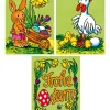 12tlg. Geschenk-Set "Wackelbild Frohe Ostern" in Bunt