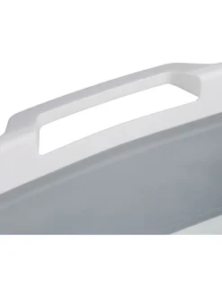 6tlg. Geschirrspül-Set in Weiß/ Grau