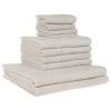 10tlg. Handtuch-Set in Creme