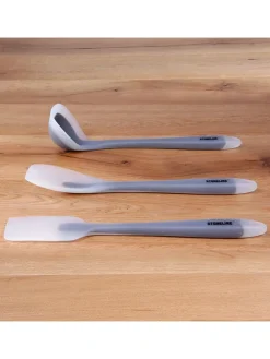 3tlg. Küchenhelfer-Set in Grau