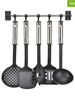 6tlg. Küchenhelfer-Set in Schwarz