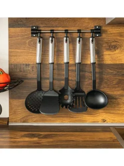 6tlg. Küchenhelfer-Set in Schwarz