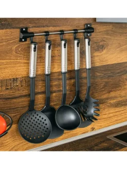 6tlg. Küchenhelfer-Set in Schwarz