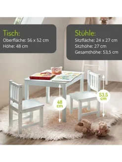 3-tlg. Kindersitzgruppe Amy in Weiß