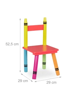 3-tlg. Kindersitzgruppe in Bunt