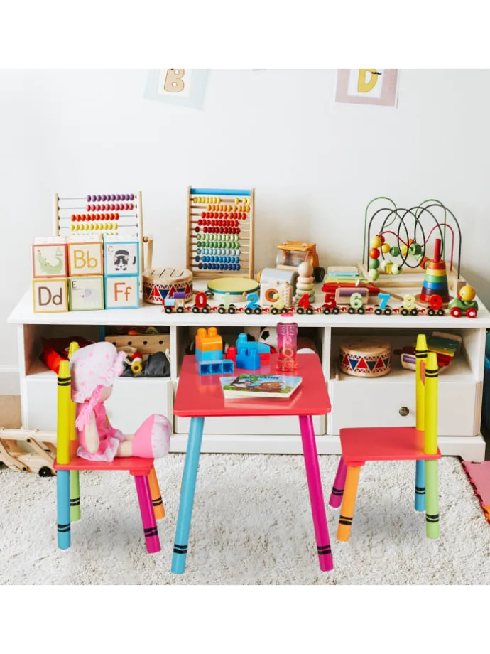 3-tlg. Kindersitzgruppe in Bunt