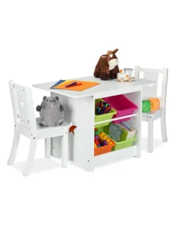 3-tlg. Kindersitzgruppe in Weiß