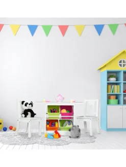 3-tlg. Kindersitzgruppe in Weiß