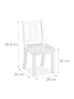 3-tlg. Kindersitzgruppe in Weiß