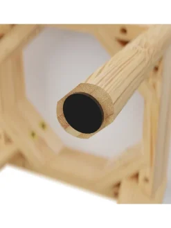 5-tlg. Kindersitzgruppe in Weiß/ Natur