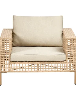 3-tlg Lounge Set CALASETTA in Beige