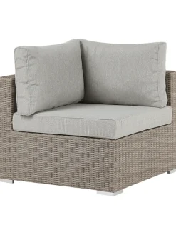7-tlg Lounge Set CONTARE in Grau/Beige