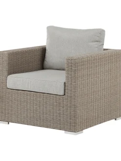 7-tlg Lounge Set CONTARE in Grau/Beige