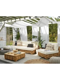 4-tlg Lounge Set VARALLO in /Weiß