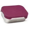 2tlg. Lunchbox-Set in Lila - (B)17 x (H)6 x (T)12 cm