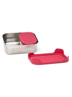 2tlg. Lunchbox-Set in Pink - (B)17 x (H)6 x (T)12 cm