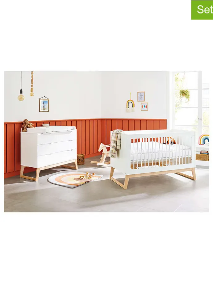 2tlg. Möbel-Set "Bridge" in Weiß