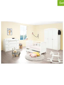 3tlg. Möbel-Set "Laura" in Weiß