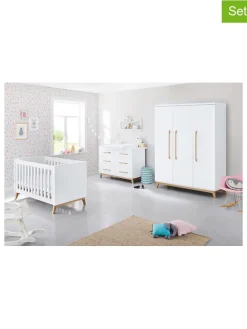 3tlg. Möbel-Set "Riva" in Weiß