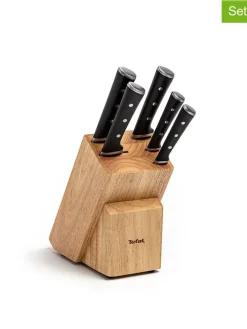 6tlg. Messerblock-Set "Ice Force" in Natur