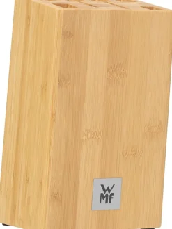 6tlg. Messerblock-Set ''Kineo'' in Beige/ Schwarz