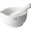 2tlg. Mörser-Set in Weiß - Ø 10 cm