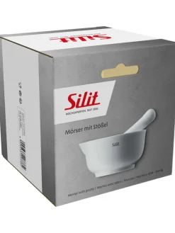 2tlg. Mörser-Set in Weiß - Ø 10 cm