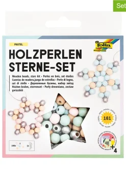 161tlg. Perlensterne-Bastelset in Bunt