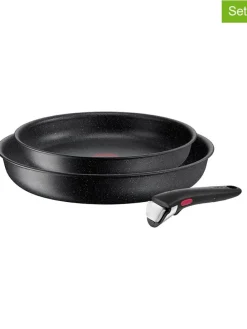 3tlg. Pfannen-Set "Black Stone" in Schwarz