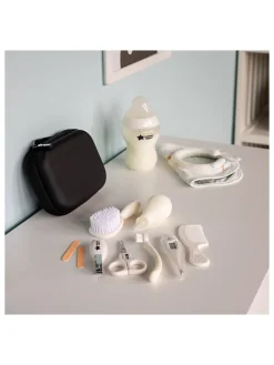 9tlg. Pflegeset in Weiß/ Schwarz