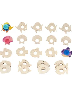 35tlg. Pompon-Fische - ab 3 Jahren