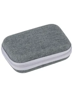 3tlg. Reise-Lade-Set in Grau/ Weiß