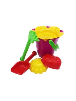 6tlg. Sandspielzeugset in Bunt - ab 12 Monaten