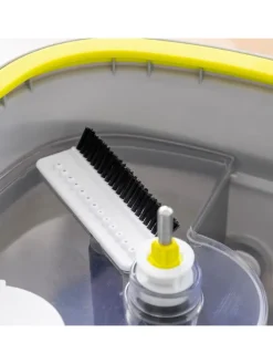 4tlg. Selbstreinigender Drehmopp-Set in Helllgrau