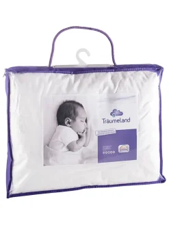 2tlg. Set: Bettdecke und Kissen "Märchenweich" in Weiß